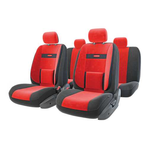 Комплект чехлов на сиденья Autoprofi Comfort COM-1105 BK/RD (M)
