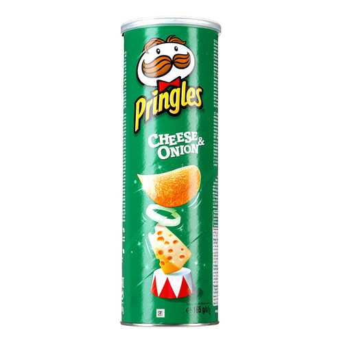 Чипсы Pringles со вкусом сыра и лука 165 г