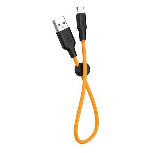 Кабель HOCO X21 для iPhone 5/6 Black/Orange