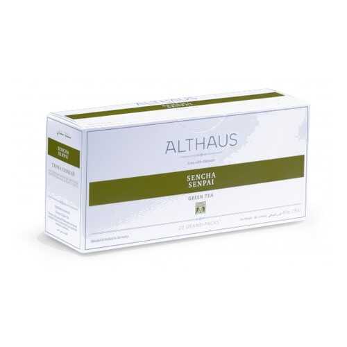Чай зеленый в пакетах для чайника Althaus сенча сенпай 20*4 г
