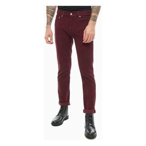 Брюки мужские Levi's 0451138540 бордовые 33/34 US