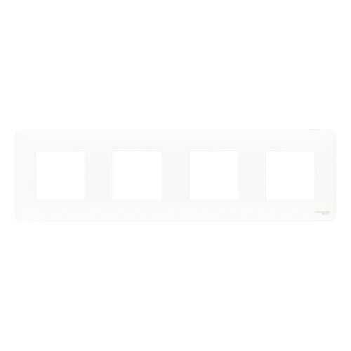 Рамка Schneider Electric Unica Studio 4-ая Белая