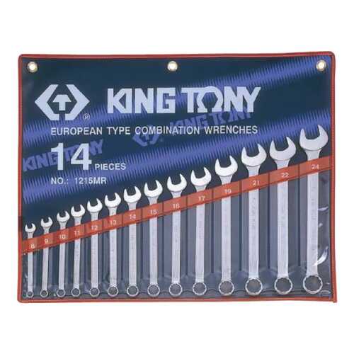 Набор комбинированных ключей KING TONY 1215MR01