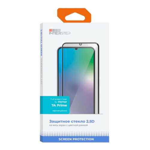 Защитное стекло InterStep FSC для Honor 7A Prime Black