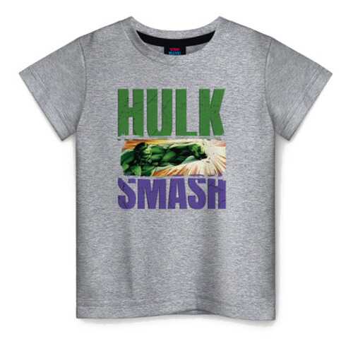 Детская футболка ВсеМайки Hulk SMASH хлопок, р. 170