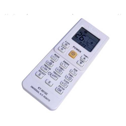 Пульт ДУ для кондиционера QUNDA KT-9018E (UNIVERSAL 4000 IN1)