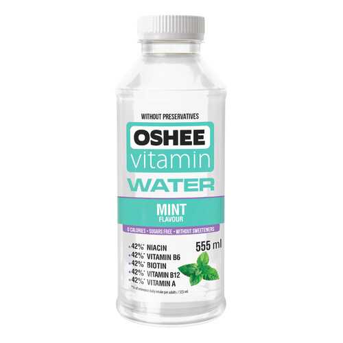 Oshee Vitamin Water Mint, 555 мл