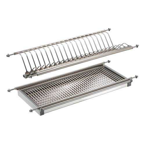Сушка для посуды двухуровневая с поддоном, LE 600 SK в шкаф 600мм.