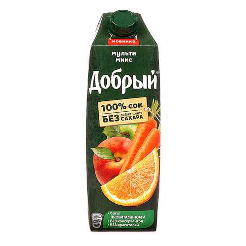 Сок Добрый мульти микс 1 л