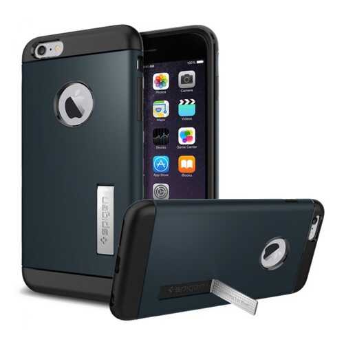 Пластиковая накладка SGP Slim Armor Series для Apple iPhone 6/6s plus (5.5) Metal slate