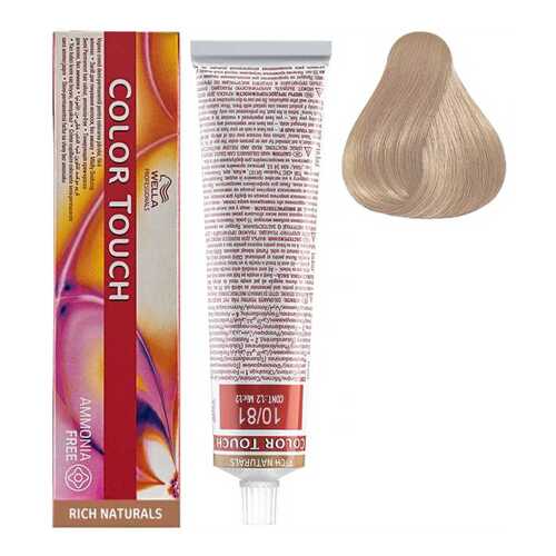 Краска для волос Wella Professionals COLOR TOUCH 10/81 Нежный ангел 60 мл
