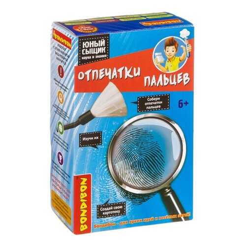 Японские опыты Bondibon Науки с Буки Отпечатки пальцев Юный сыщик