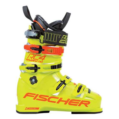 Горнолыжные ботинки Fischer RC4 Curv 130 Vacuum Full Fit 2018, yellow, 29.5