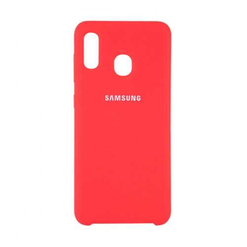 Чехол Silicone Cover для Samsung Galaxy A20 / A30 Red