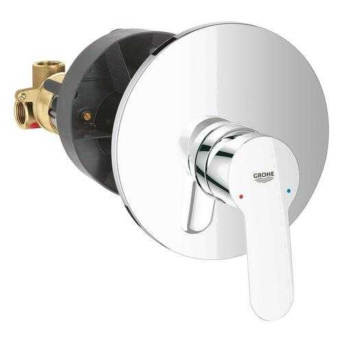 Смеситель для встраиваемой системы Grohe BauEdge 29078000 серебристый