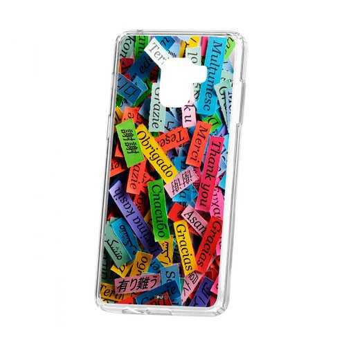 Чехол Kruche Samsung Galaxy A8+ 2018 (A730) Print Thank you
