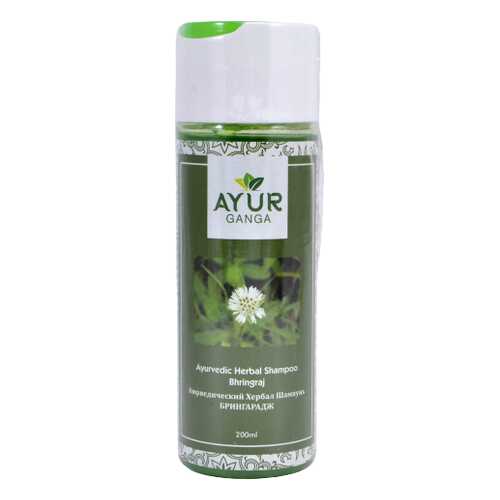 Шампунь БРИНГРАДЖ (Ayurvedic Herbal Shampoo BHRINGRAJ) AYUR GANGA, 200мл