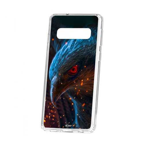 Чехол Kruche Samsung Galaxy S10 Print Орел