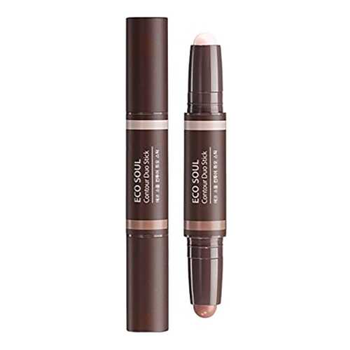 Стик для контурного макияжа The Saem Eco Soul Contour Duo Stick, 2*1,9 г
