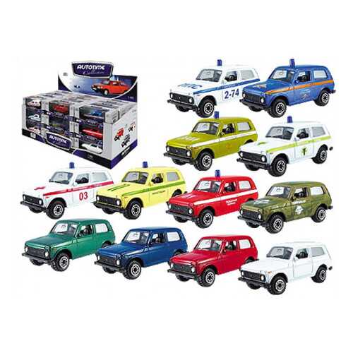 Коллекционная металлическая модель Autotime Lada 4х4, 1:60