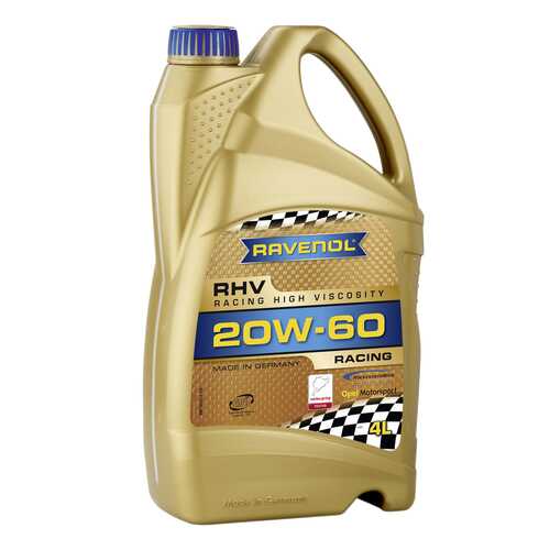 Моторное масло Ravenol RHV Racing High Viscosity SAE 20W-60 4л