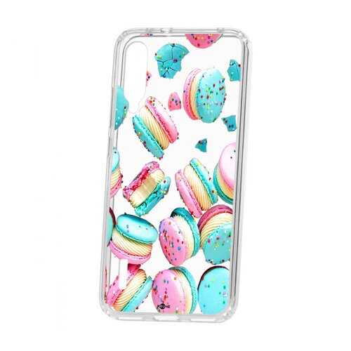 Чехол Kruche для Xiaomi Mi A3 Print Макарон