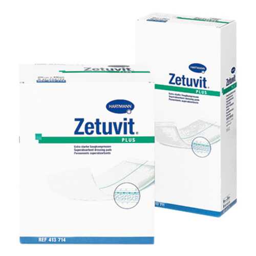 Повязка Zetuvit plus сорбционная стерильная с повышенной впитываемостью 10 х 20 10 шт.