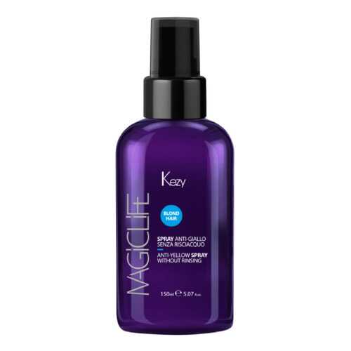 Спрей против желтизны Kezy Magic Life Blond Hair Anti-Yellow Spray с протеинами, 150мл