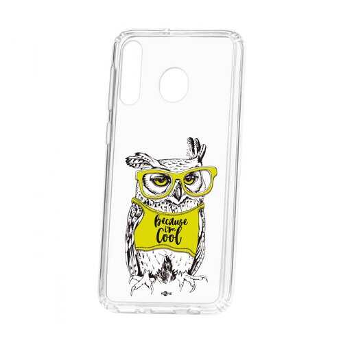 Чехол Kruche Samsung Galaxy M30 Print Сова в очках