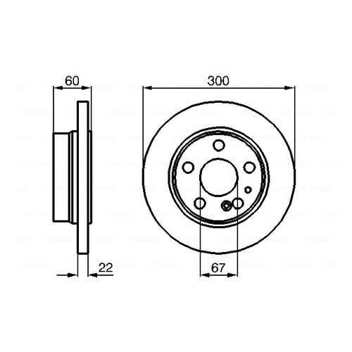 Тормозной диск Bosch 0986478566
