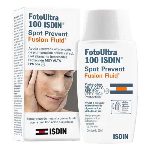 Крем для лица Isdin Foto Ultra 100 Spot Prevent Fusion Fluid SPF 50+ 50 мл
