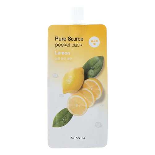 Маска для лица MISSHA Pure Source Pocket Pack - Lemon 10 мл