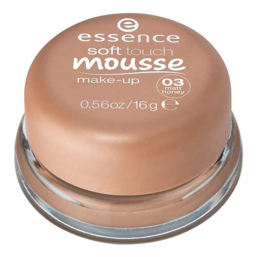 Тональный крем essence Soft Touch Mousse Make-up 03 Matt Honey 16 г