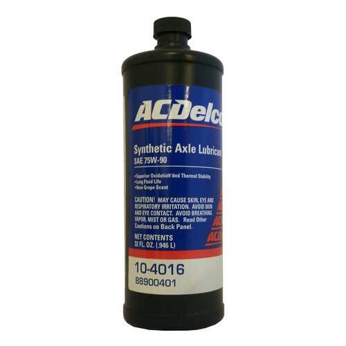 Трансмиссионное масло AC DELCO Synthetic Axle Lubricant SAE 75W-90 (0,946л)