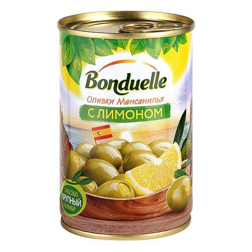 Оливки Bonduelle Мансанилья с лимоном 314мл