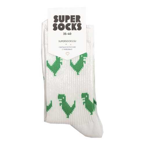 Носки Super Socks Dinosaurs белые 36-40