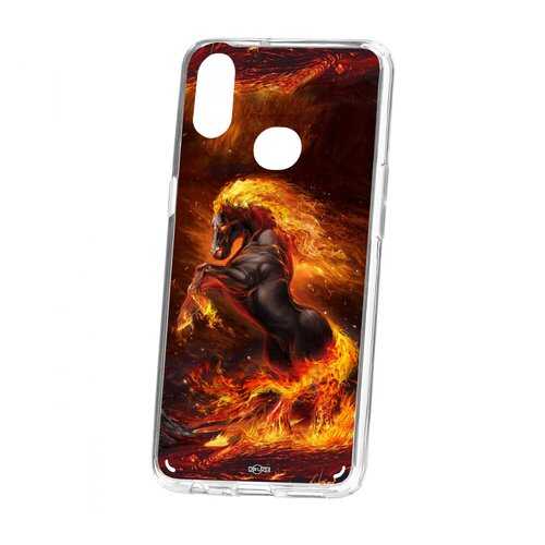 Чехол Kruche Samsung Galaxy A10S Print Конь огонь