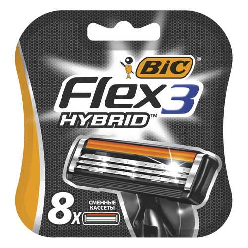 Сменные кассеты BIC Flex 3 Hybrid 8 шт