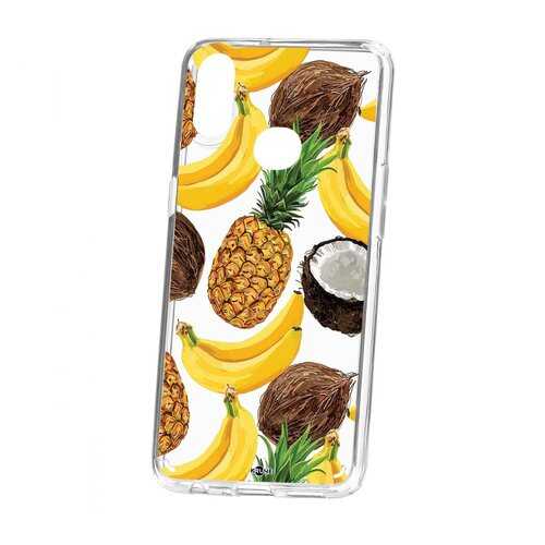 Чехол Kruche Samsung Galaxy A10S Print Тропический микс