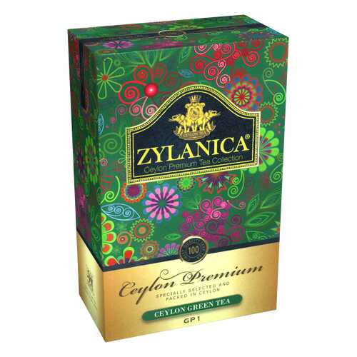 Чай зеленый листовой Zylanica ceylon premium collection 100 г