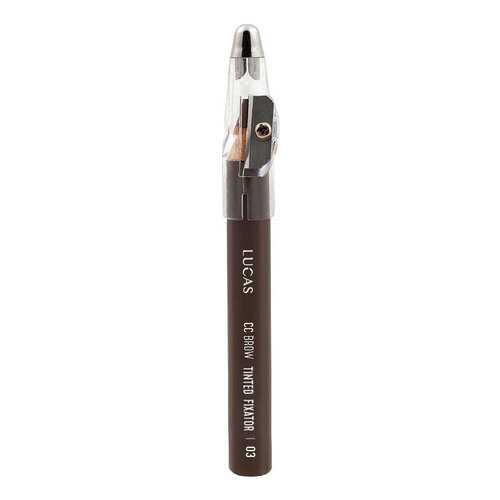 Карандаш для бровей LUCAS CC Brow Tint Wax Fixator №03 Коричневый 2,5 г