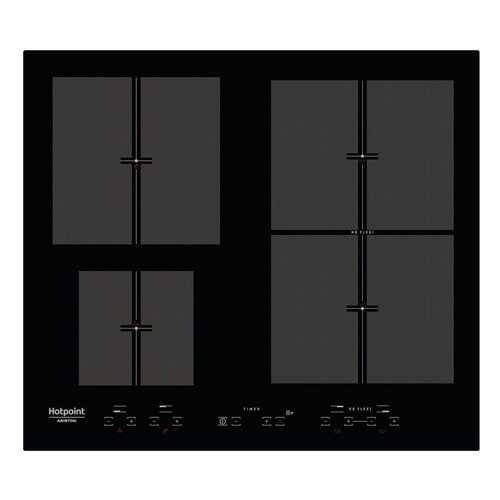 Встраиваемая варочная панель индукционная Hotpoint-Ariston KIT 641 F B Black