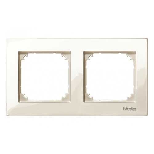 Рамка Schneider Electric Merten SM M-Plan 2-ая Бежевая глянец