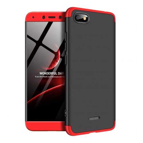 Чехол GKK LikGus для Xiaomi Redmi 6A Black/Red