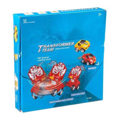 Набор трансформер Shenzhen toys Машина-робот, 12 штук Л79574