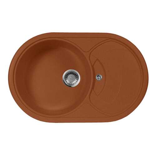 Мойка для кухни гранитная AquaGranitEx m-18S терракотовый