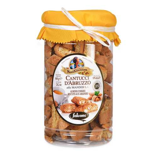 Печенье Falcone Cantuccini с миндалем 800г в тубе