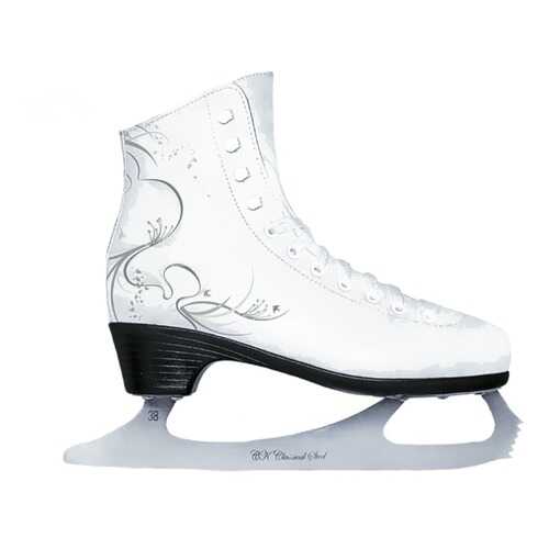 Коньки фигурные Спортивная Коллекция Ladies Lux Leather белые, 35