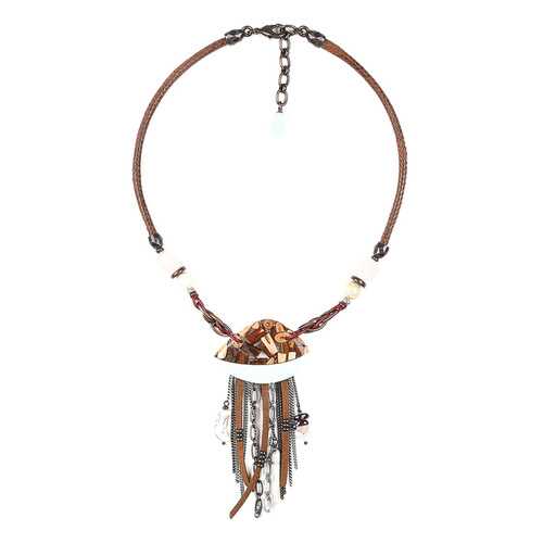 Колье женское Nature Bijoux NB20.1-15-41181 розовое/голубое/коричневое