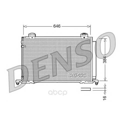 Радиатор охлаждения двигателя DENSO DCN50026